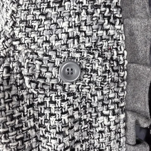 Oleg Cassini Couture Tweed Jacket Wool Blend L - Picture 5 of 7